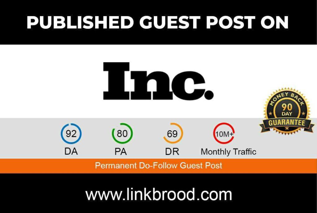 Submit a Guest Post On Inc.com