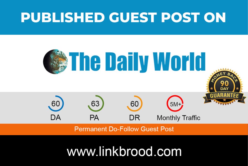 Submit a Guest Post On Thedailyworld.com